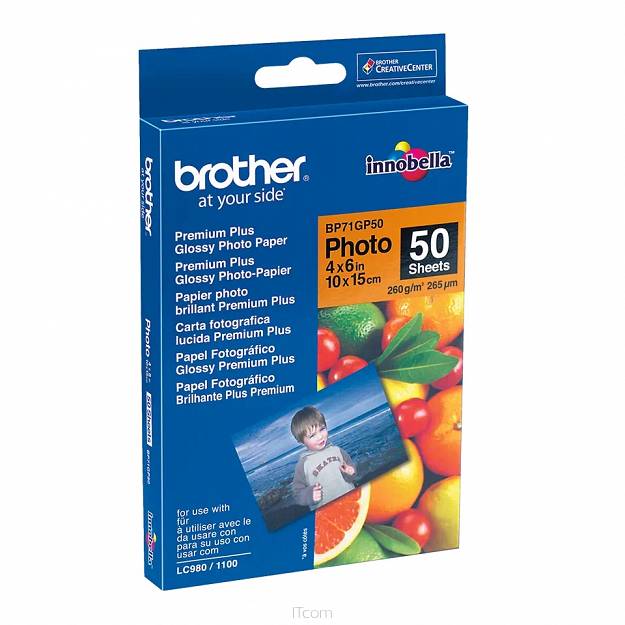 Papier Brother BP71GP50 100x150mm (4x6