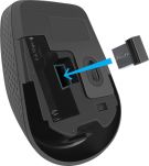 Mysz bezprzewodowa Defender TIANA MB-055 optyczna bezklikowa silent 1000dpi 3P czarna - 2