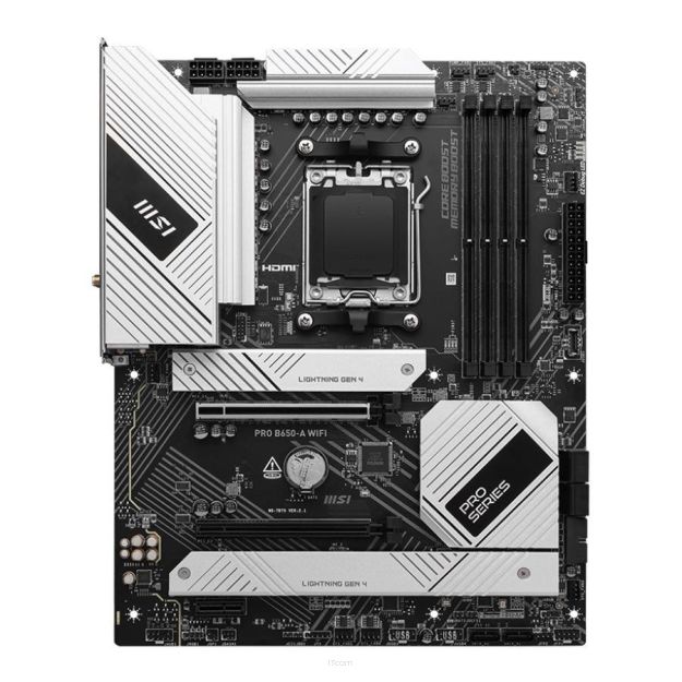 Płyta MSI PRO B650-A WIFI /AMD B650/DDR5/SATA3/M.2/USB3.2/WiFi/BT/PCIe4.0/AM5/ATX