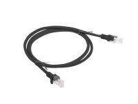 Patchcord Lanberg UTP kat.5e 1m czarny - 2