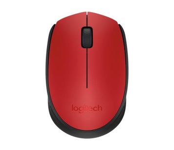 Mysz bezprzewodowa Logitech M171 optyczna czerwona