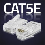 Wtyk QOLTEC przelotowy złącze RJ45 | CAT5e | UTP | Pass Through | Pozłacane styki | 10 sztuk - 4