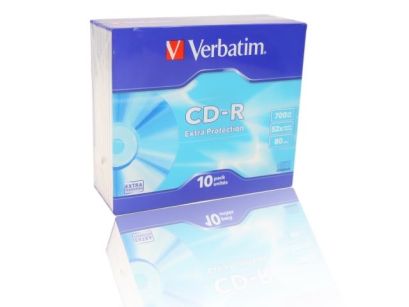 Płyty CD-R Verbatim 700MB Extra Protection (10 Slim)