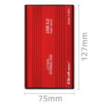 Obudowa Qoltec na dysk HDD/SSD 2.5