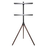 Stojak podłogowy Techly 32''-65'', 35kg Tripod Drewno - 2