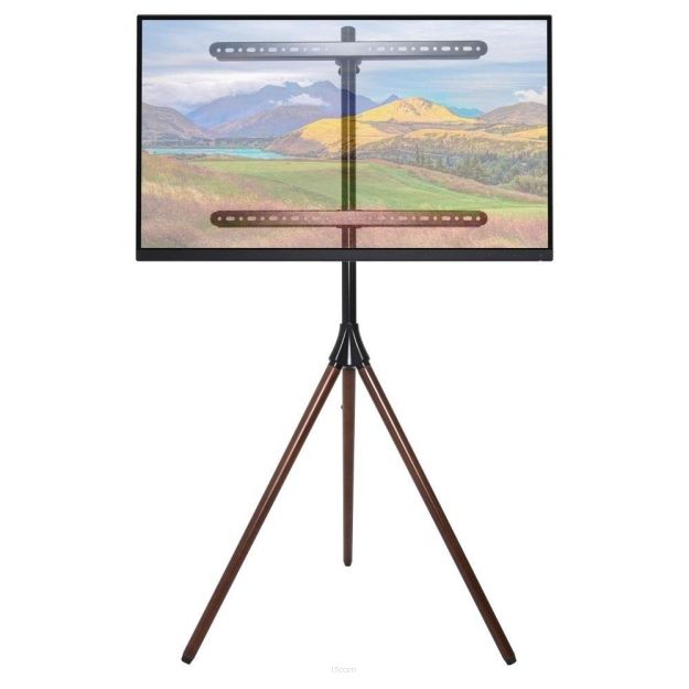 Stojak podłogowy Techly 32''-65'', 35kg Tripod Drewno