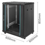 Szafa RACK Qoltec 19