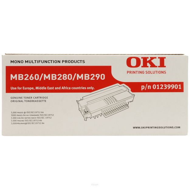 OKI MB260/280/290-T do MB200 tonerBk3K