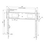 Uchwyt na telewizor Neomounts WL30-750BL18 43