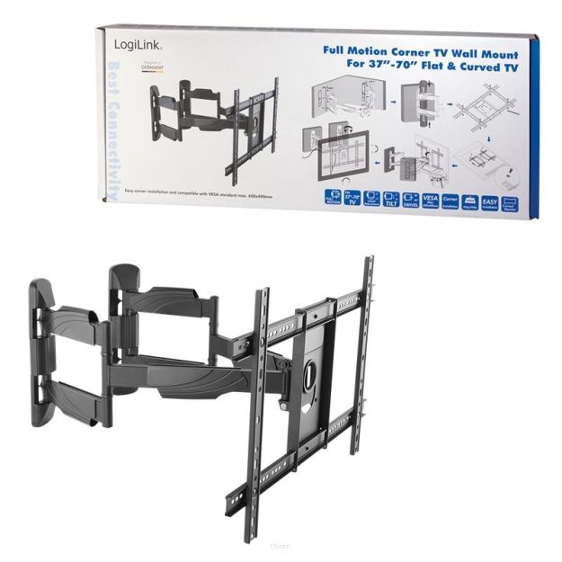 Uchwyt ścienny LogiLink BP0047 do telewizora LCD/LED VESA 600x400, 37-70