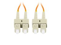 Patchcord światłowodowy Lanberg MM SC/UPC-SC/UPC DUPLEX 3.0mm OM2 50/125 LSZH 2m pomarańczowy - 2