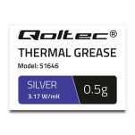 Pasta termoprzewodząca Qoltec 3.17 W/m-K| 0.5g | Srebrna - 2