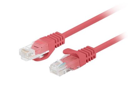 Patchcord Lanberg UTP kat.6 1m czerwony 10-Pack