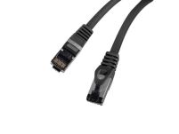 Patchcord Lanberg S/FTP kat.8.1 0,25m LSZH CU fluke passed czarny - 3