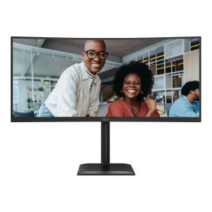 Monitor AOC 34" CU34E4CV VA WQHD 120Hz 2xHDMI DP HUB RJ45 głośniki