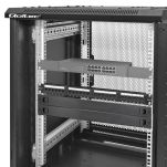 Panel zaślepiający Qoltec do szaf RACK 19