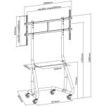 Stojak mobilny Techly 60