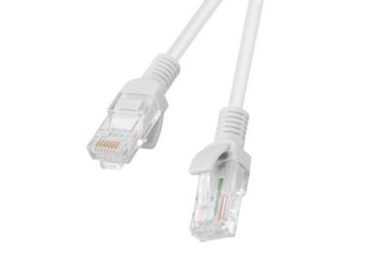 Patchcord Lanberg UTP kat.6 0,5m szary 10-Pack