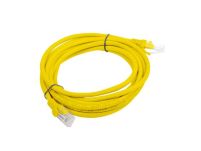 Patchcord Lanberg UTP kat.5e 3m żółty - 2
