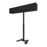 Stojak podłogowy na wideobar Neomounts AV80-500BL 43