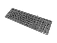 Klawiatura przewodowa Natec Discus 2 multimedialna slim USB czarna - 5