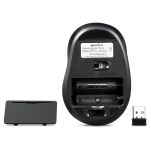 Mysz bezprzewodowa Perixx PERIMICE-721 optyczna 1600dpi 2.4 GHz, czarna, silent, cicha, bezklikowa - 4