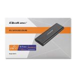 Obudowa/kieszeń Qoltec do dysków M.2 SATA SSD | NGFF | USB typ C - 10