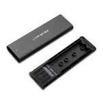 Obudowa/kieszeń Qoltec do dysków M.2 SATA SSD | NGFF | USB typ C - 7