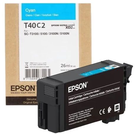 EPSON tusz UltraChrome XD2 Cyan T40C240(26ml)