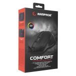 Mysz przewodowa Rampage SMX-G39 Comfort gamingowa, programowalna 12800 DPI RGB, czarna - 5