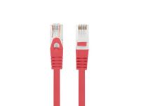 Patchcord Lanberg UTP kat.6 0,25m LSZH CU fluke passed czerwony - 2