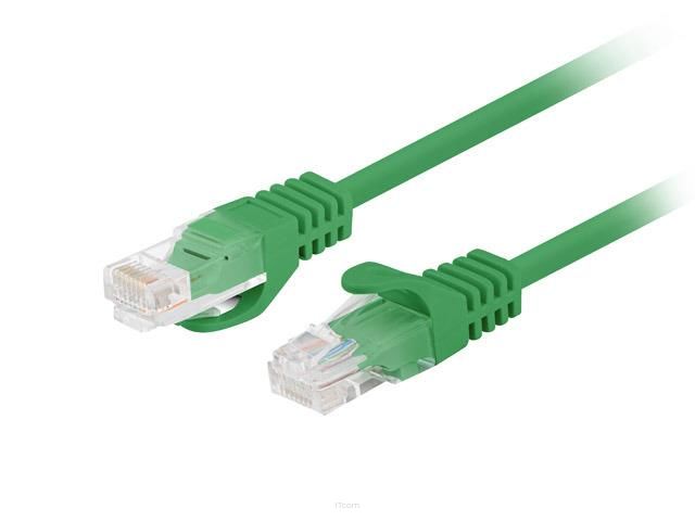 Patchcord Lanberg UTP kat.5e 1,5m zielony 10-Pack