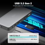 Stacja dokująca DIGITUS USB Typ C 11-portów 2x HDMI 1x DisplayPort 4K/60Hz DC-Jack 150W - 8