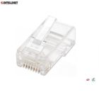 Wtyk Intellinet RJ45 8P/8C UTP Cat.5e/drut 100szt. - 2