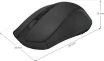 Mysz bezprzewodowa Defender ACCURA MM-935 optyczna 1600dpi 4P czarna - 4
