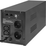 Zasilacz awaryjny UPS Qoltec Monolith | 1500VA | 900W | LCD | USB - 8