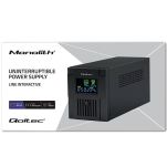 Zasilacz awaryjny UPS Qoltec Monolith | 1500VA | 900W | LCD | USB - 11