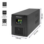 Zasilacz awaryjny UPS Qoltec Monolith | 1500VA | 900W | LCD | USB - 3