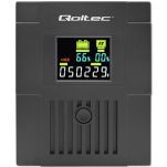 Zasilacz awaryjny UPS Qoltec Monolith | 1500VA | 900W | LCD | USB - 9