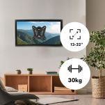 Uchwyt do telewizora lub monitora Maclean MC-415, max. VESA 100x100, 13-32