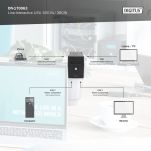Zasilacz awaryjny UPS DIGITUS Line-Ineractive LED, 600VA/360W, 1x12V/7Ah, AVR, 2x Schuko CEE 7/3, 2x RJ11, 1x USB 2.0 typ B - 4
