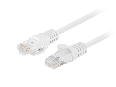 Patchcord Lanberg UTP kat.5e 2m biały 10-Pack