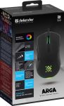 Mysz przewodowa Defender ARGA GM-049 3600dpi 6P + podkładka Gaming - 3