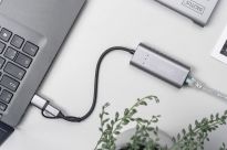 Karta sieciowa DIGITUS przewodowa USB 3.1 Typ C + USB A do 1x RJ45 2.5 Gigabit Ethernet 10/100/1000/2500Mbps - 6