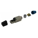 Wtyk Techly RJ45 Cat8.1 STP samozaciskowy czarny - 2