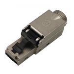 Wtyk Techly RJ45 Cat8.1 STP samozaciskowy czarny - 4
