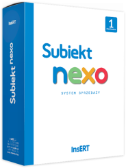 InsERT Subiekt nexo licencja elektroniczna 1 st.