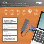 Obudowa DIGITUS USB 3.1 Typ C na dysk SSD M.2 NVMe 10Gbps + SATA 6Gbps aluminiowa, beznarzędziowa - 10