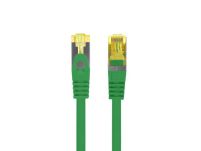 Patchcord Lanberg FTP kat.6A 0.5m LSZH CU fluke passed zielony - 2