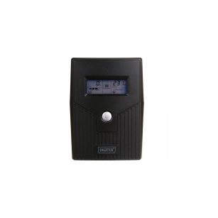 Zasilacz awaryjny UPS DIGITUS Line-Ineractive LCD, 600VA/360W, 1x12V/7Ah, AVR, 2x Schuko CEE 7/3, 2x RJ11, 1x USB 2.0 typ B